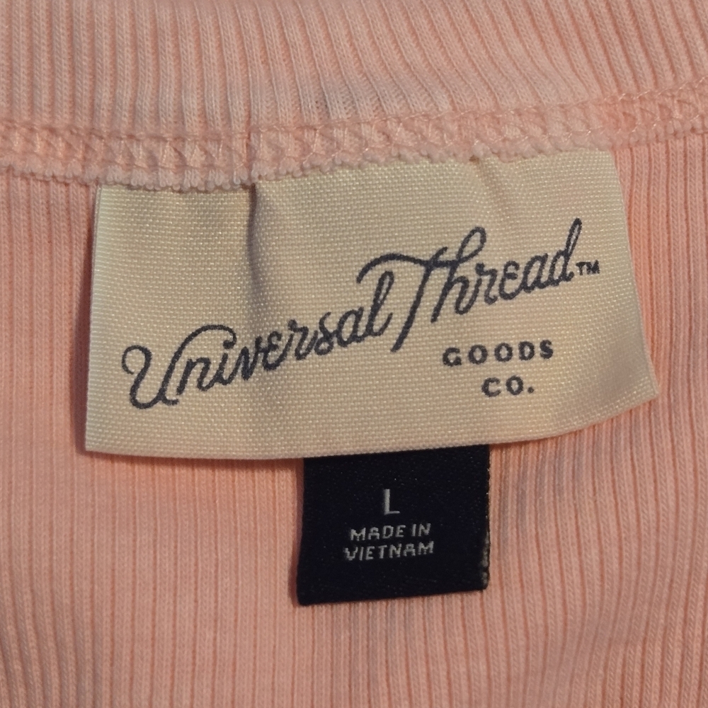 Universal Thread Pink Ribbed Tank Top - Picture 8 of 8